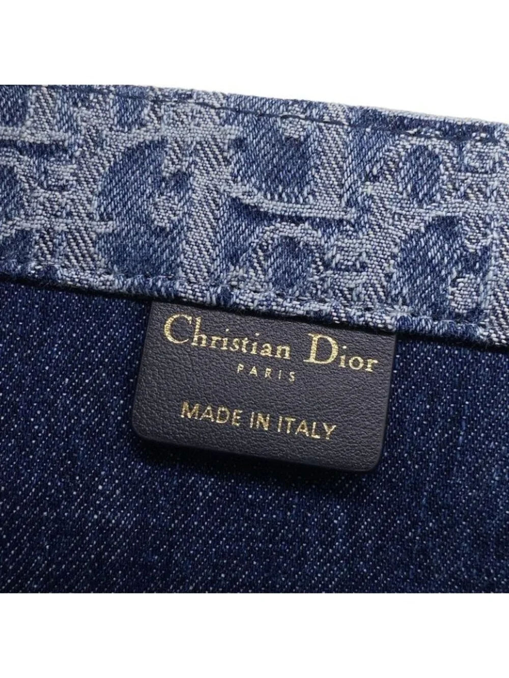 Dior Tote Book Small Blue Dark Navy - Picture 12 of 16